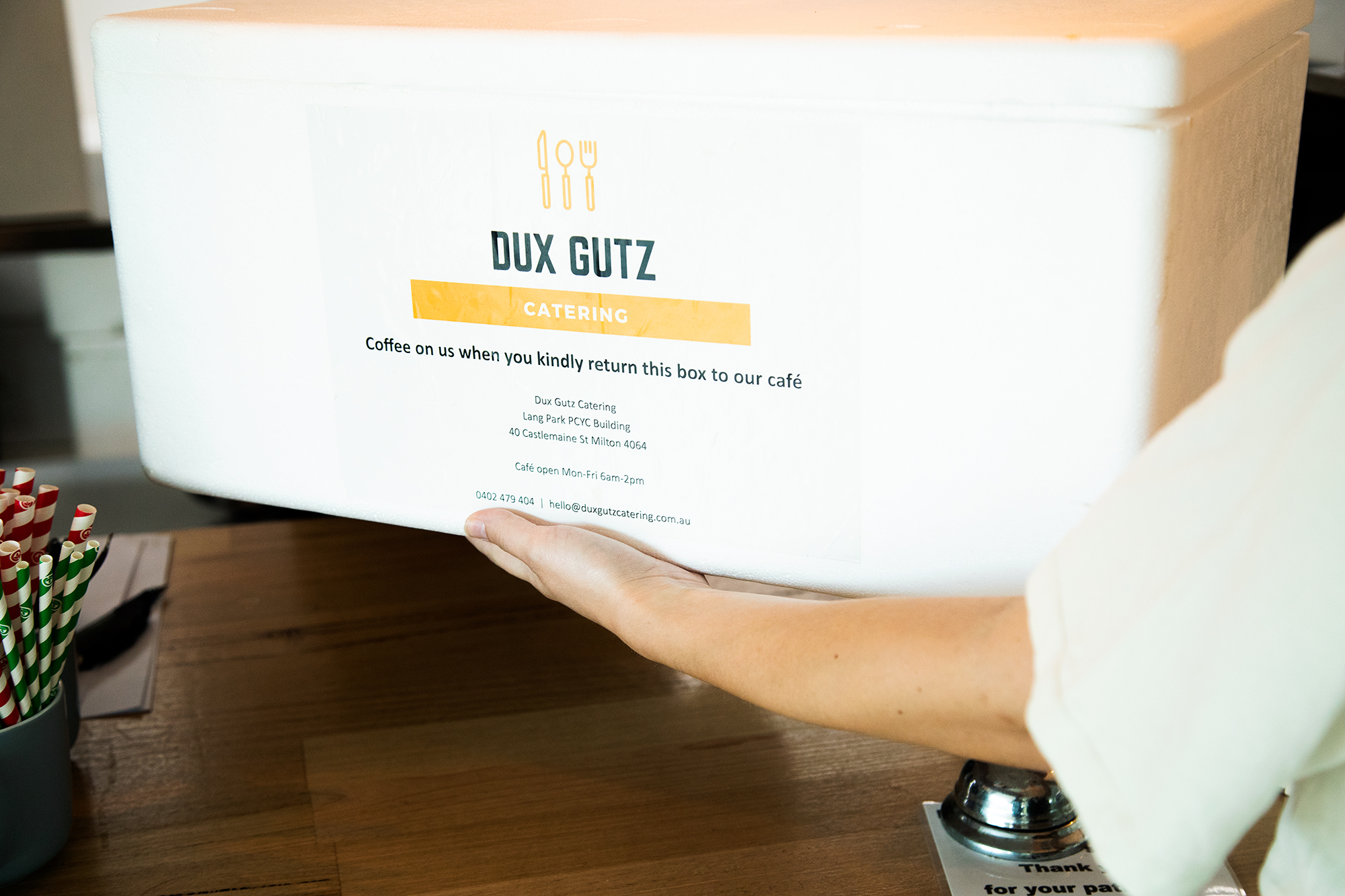 Catering pickup Milton Brisbane - Dux Gutz